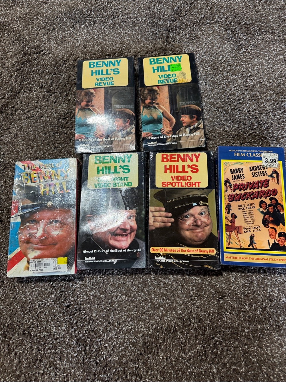 - Assorted Vintage Benny Hill VHS